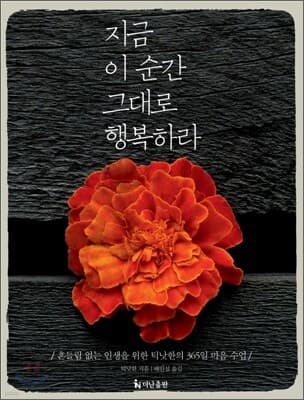 지금 이 순간 그대로 행복하라 표지